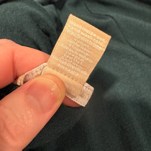 Banana Republic green wrap top, size PL - Picture 4 of 8